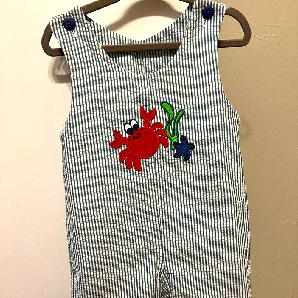 glorimont boys smocked 2 sided outfit
